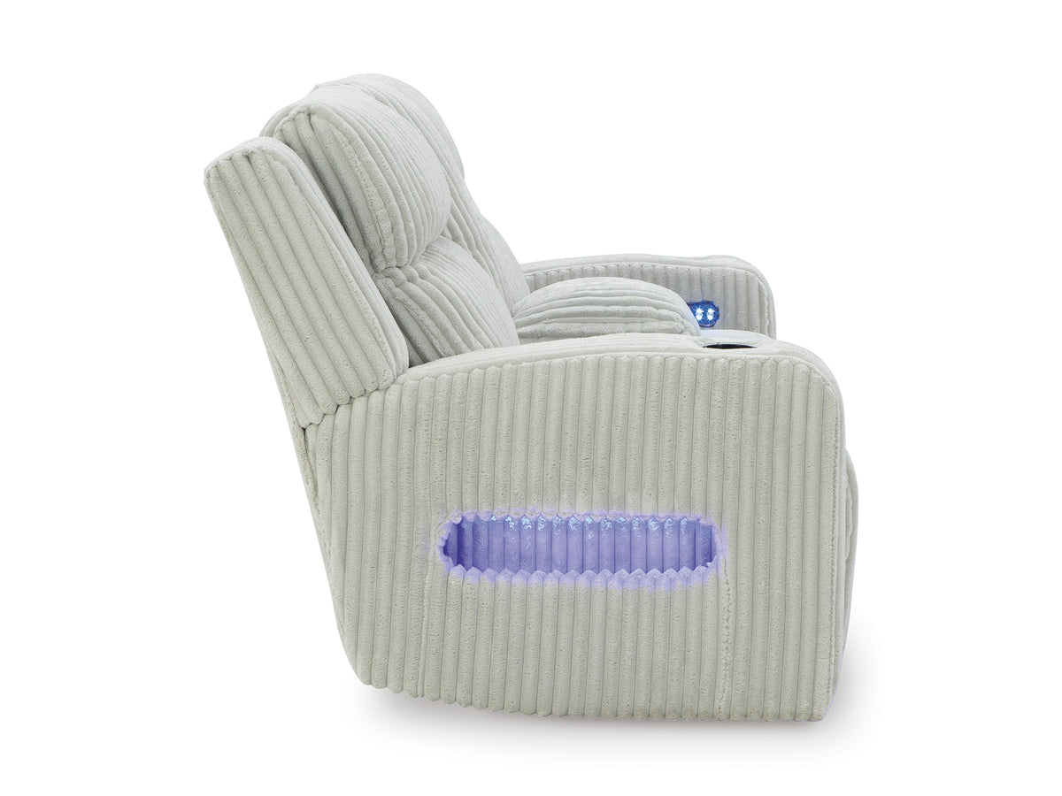 TWINBROOKE/2RRM,2 Seater Power Recliner w/Console