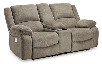 DRAYCOLL/2RRM,2 Seater Power Recliner w/Console