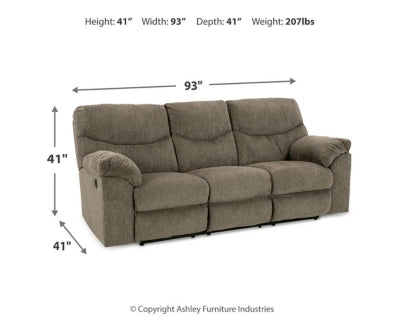ALPHONS/3RR,3 Seater Recliner