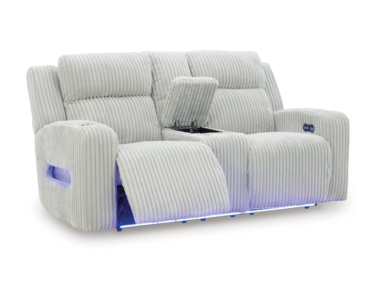 TWINBROOKE/2RRM,2 Seater Power Recliner w/Console