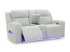 TWINBROOKE/2RRM,2 Seater Power Recliner w/Console