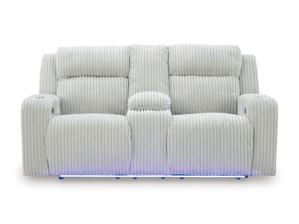 TWINBROOKE/2RRM,2 Seater Power Recliner w/Console