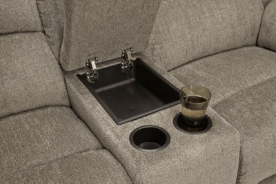 DRAYCOLL/2RRM,2 Seater Power Recliner w/Console