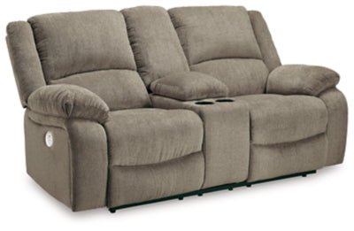 DRAYCOLL/2RRM,2 Seater Power Recliner w/Console