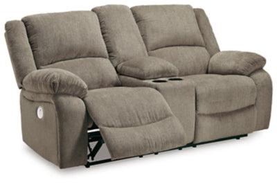 DRAYCOLL/2RRM,2 Seater Power Recliner w/Console