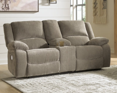 DRAYCOLL/2RRM,2 Seater Power Recliner w/Console
