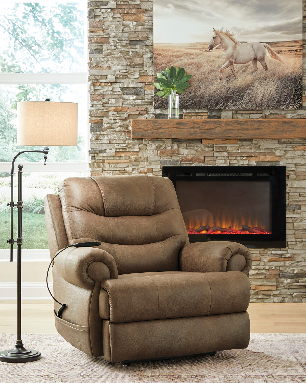 CREATED COMFORT/1RM,1 Seat Power Recliner w/LiftUp