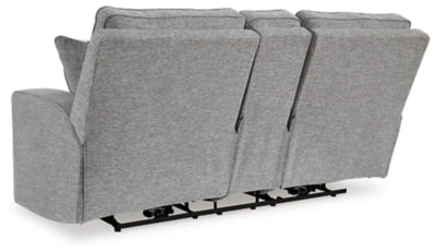 BISCOE/2RRM,2 Seater Power Recliner w/Console