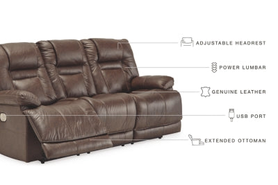 WURSTROW/3RRM,3 Seater Power Recliner Adj Headrest