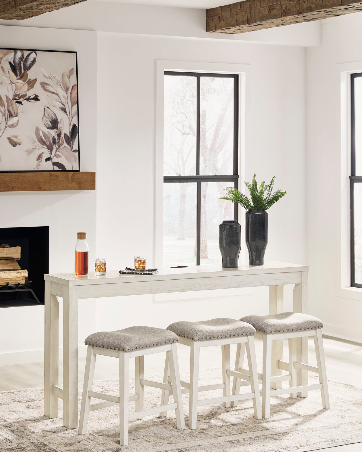 ROBBINSDALE/4,ชุดโต๊ะบาร์ 4 ชิ้น