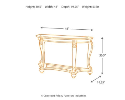 NORCASTLE/122,Console Table