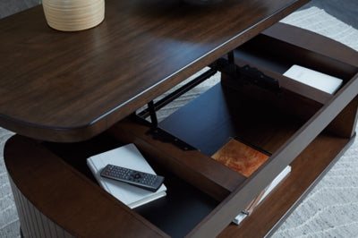 KORESTONE/142,โต๊ะกลาง พร้อมท็อปยกได้