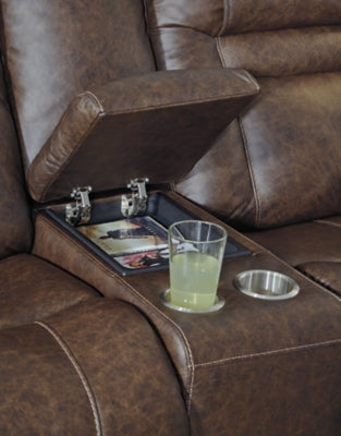 WURSTROW/2RRM,2 Seater Power Recliner w/Console