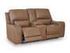 SILVERBROOKE/2RRM,2Seater Power Recliner w/Console