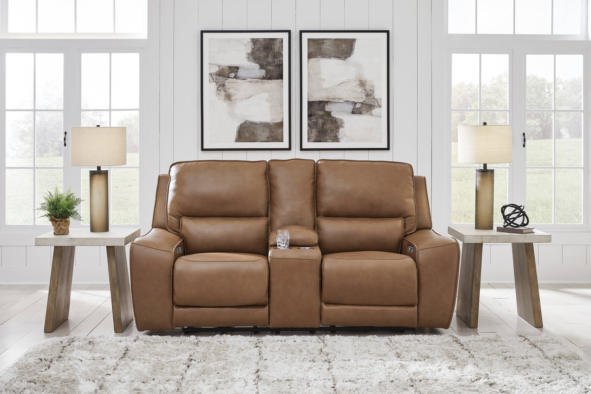 SILVERBROOKE/2RRM,2Seater Power Recliner w/Console